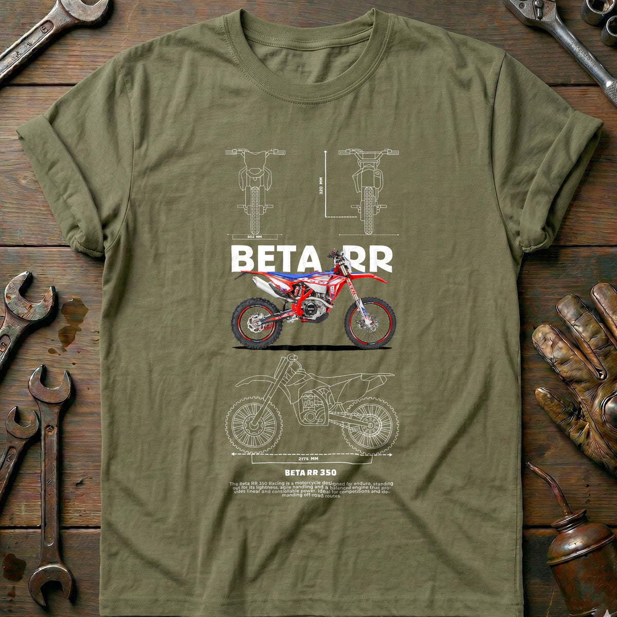 Olive - BETA RR 028 T Shirt