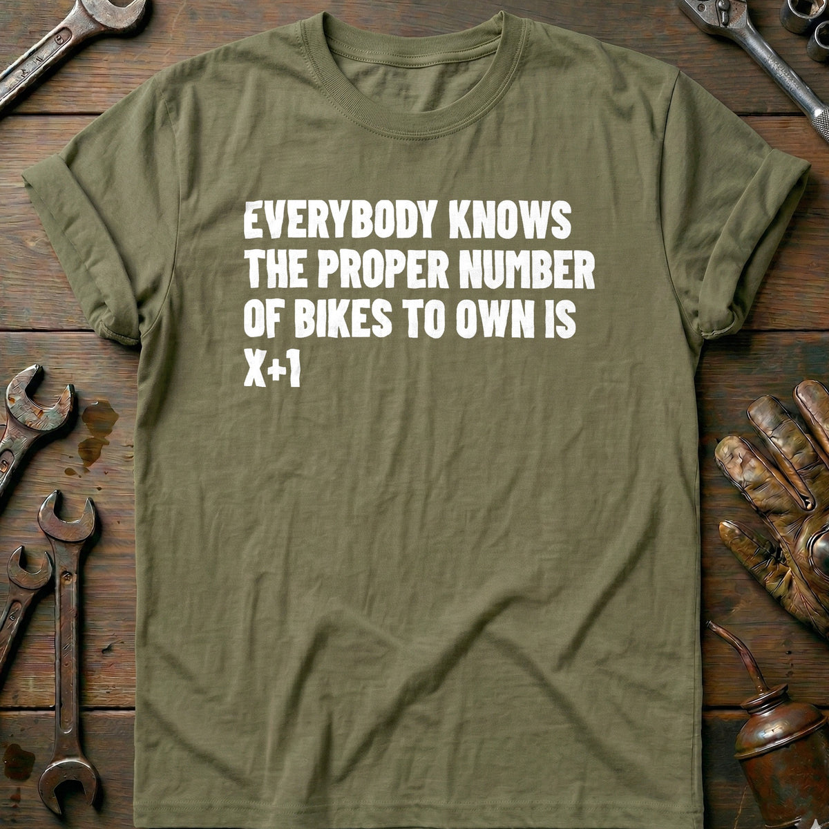 Olive - BIKES TO OWN X+1 026 T Shirt