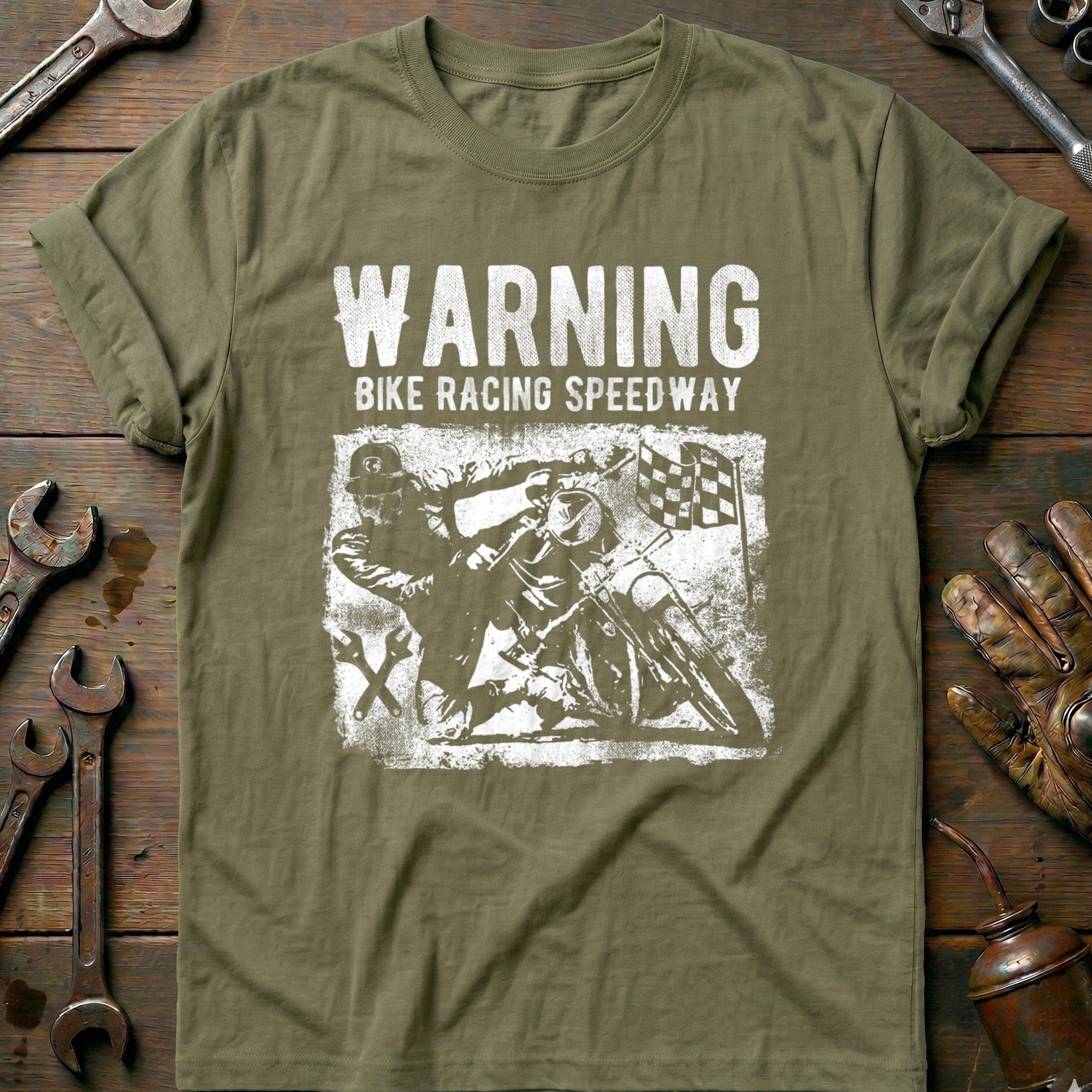 Olive - Vintage Speed T-Shirt