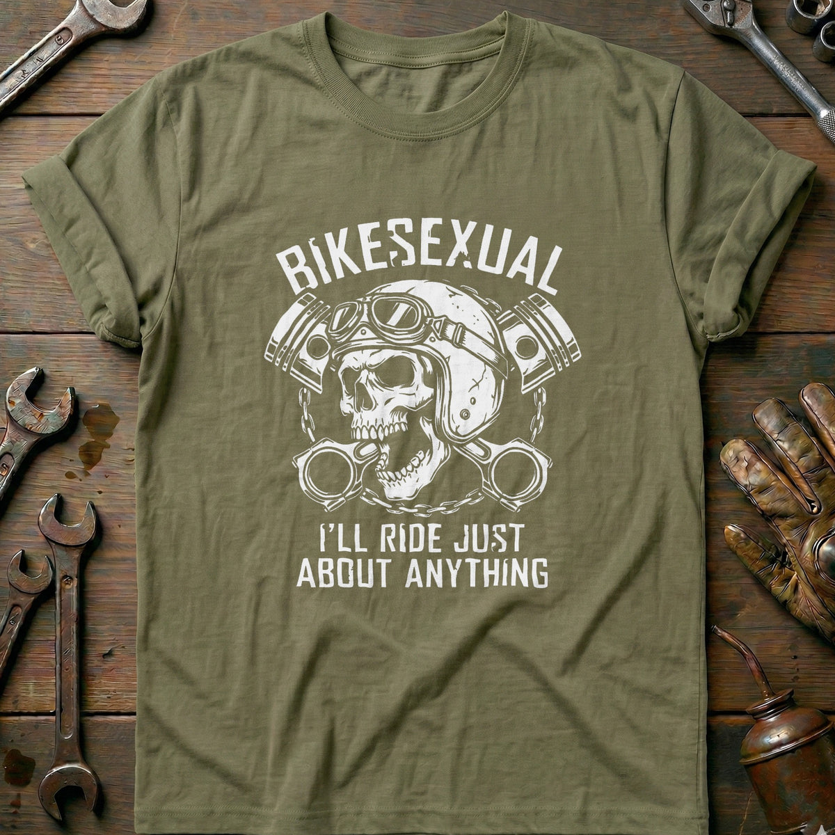 Olive - Bikesexual 33 T Shirt
