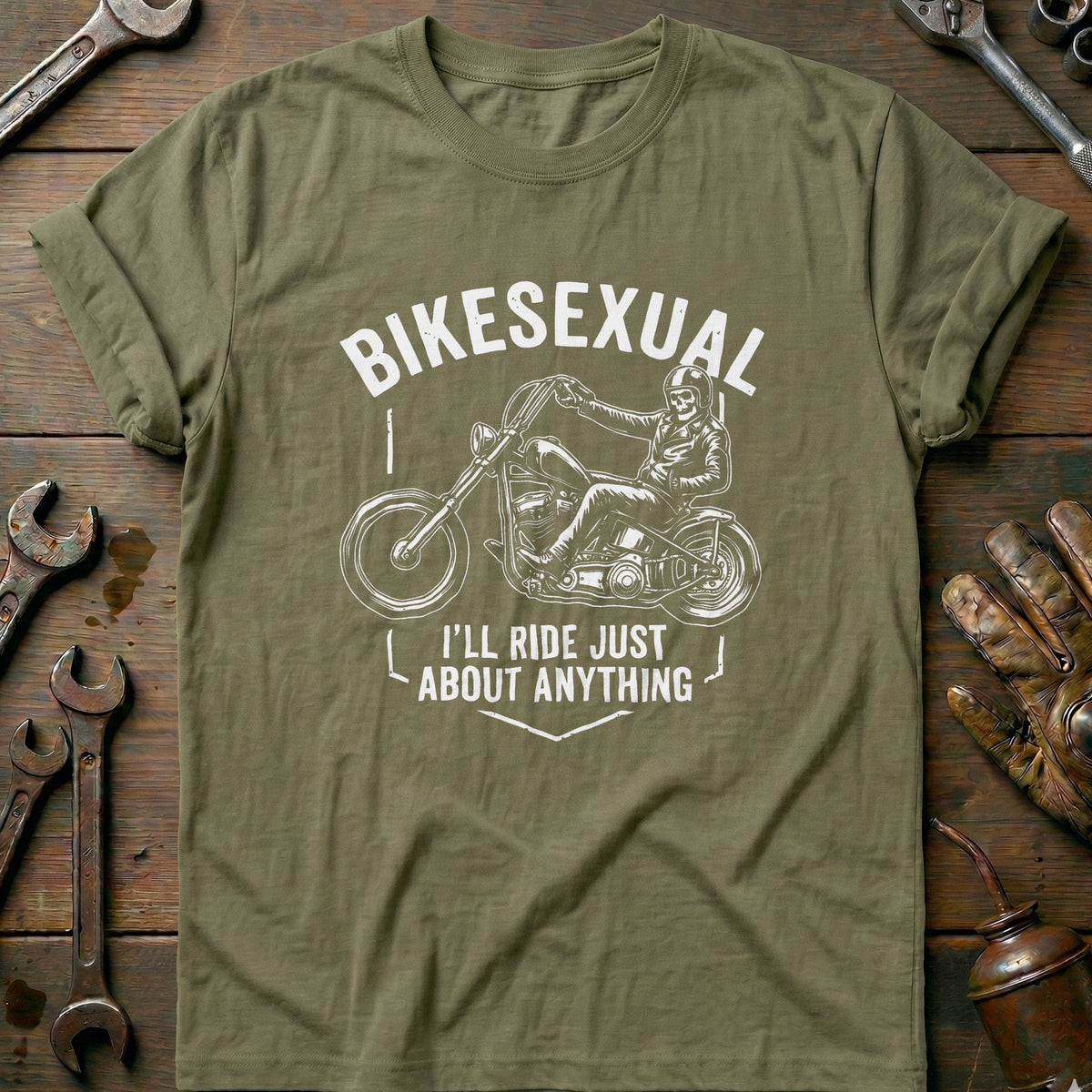 Olive - Bikesexual 65 T Shirt