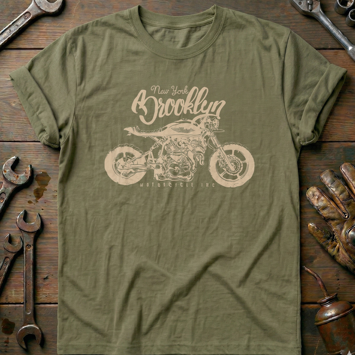 Olive - Brooklyn Biker T-Shirt