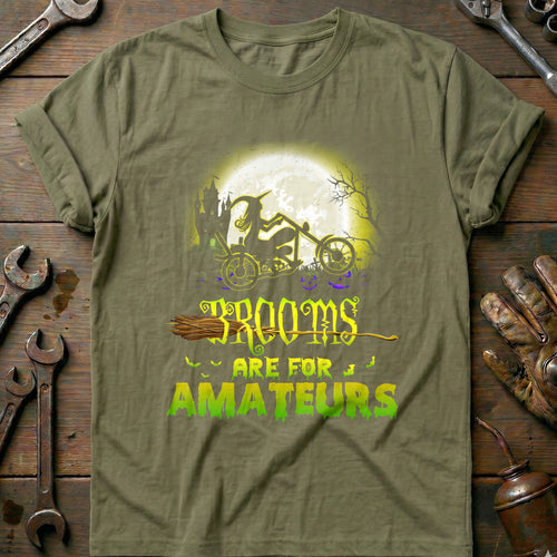 Olive - Brooms Are For T-Shirt