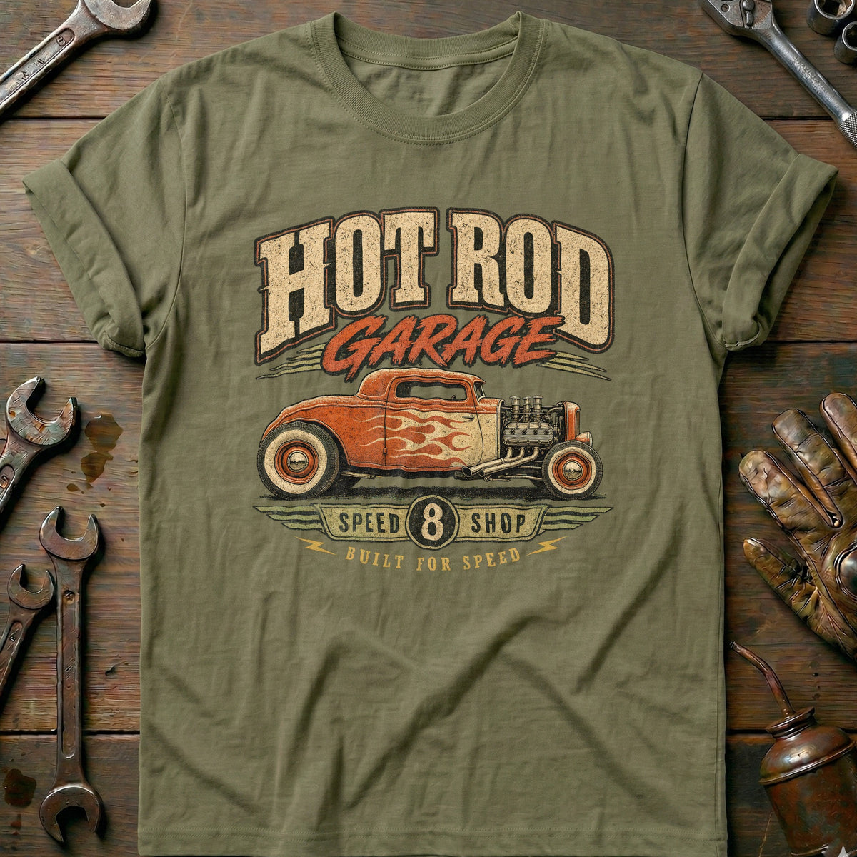 Olive - Built For Speed 231 T Shirt