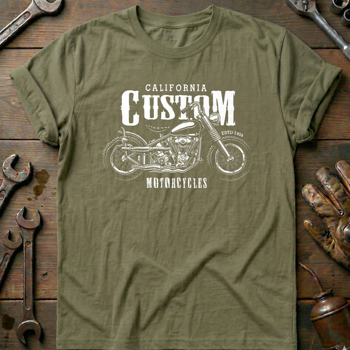 Olive - California Custom T-Shirt