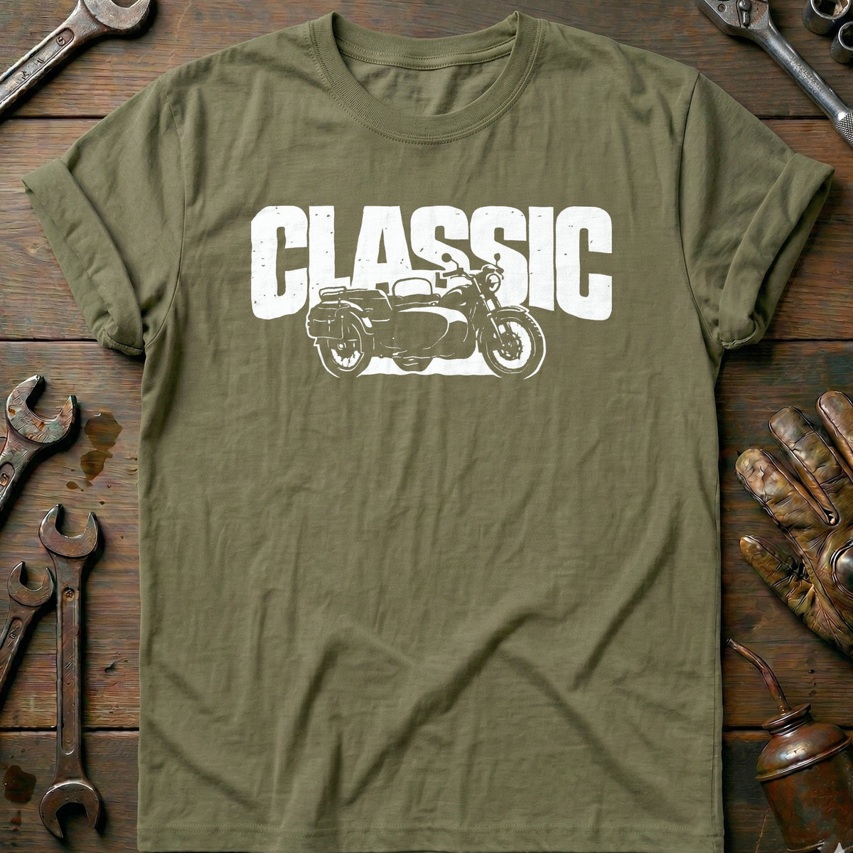 Olive - CLASSIC MOTORCYCLE 026 T Shirt