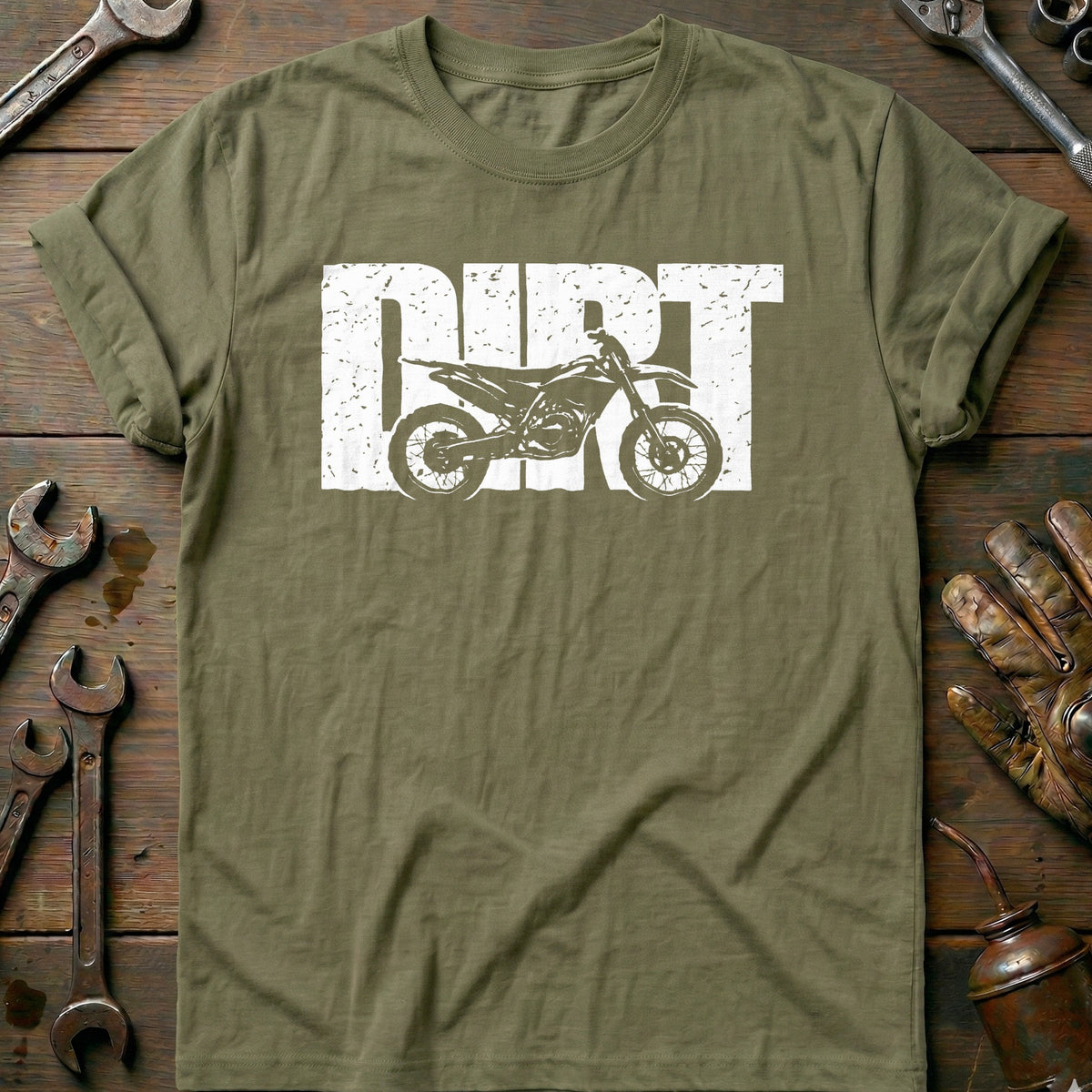 Olive - DIRT MOTORCYCLE 026 T Shirt