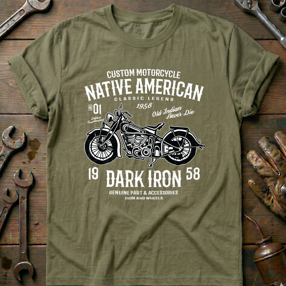 Olive - Dark Iron 532 T Shirt