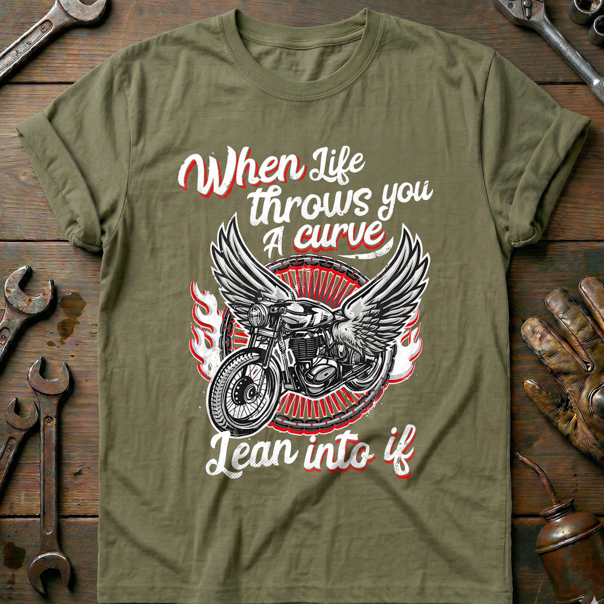 Olive - Rev Your Vibes! T-Shirt