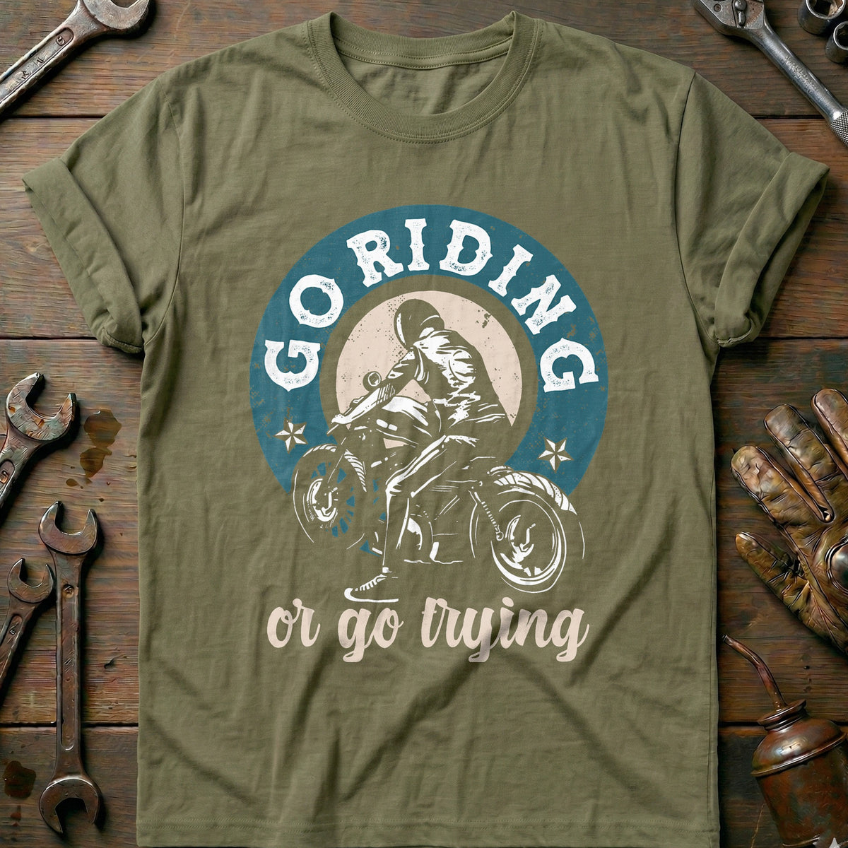 Olive - Go Riding Or Go T-Shirt
