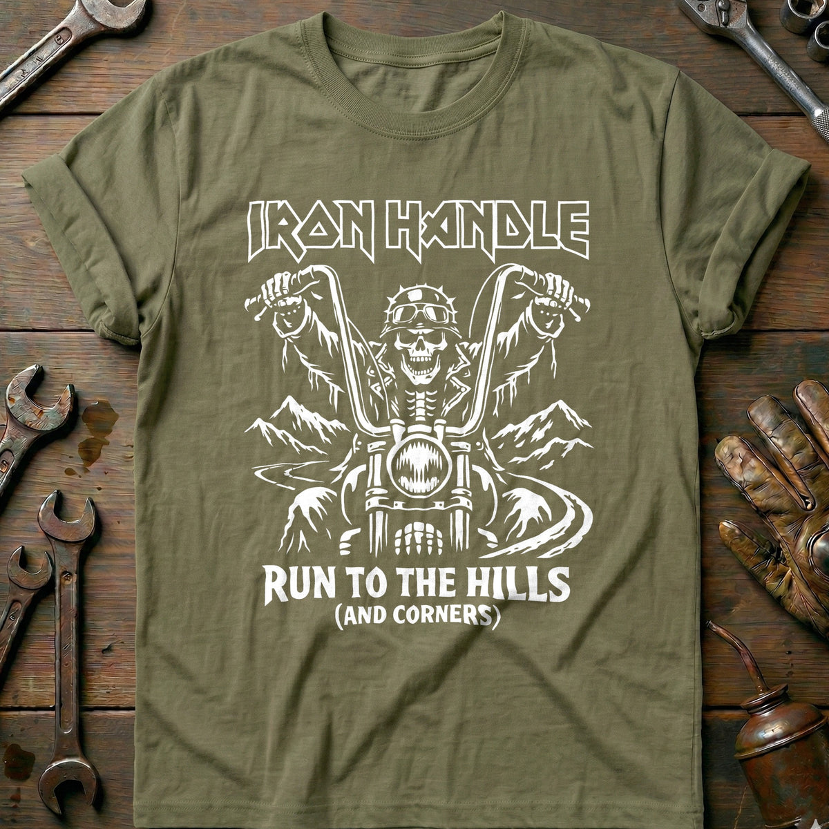 Olive - IRON HANDLE 026 T Shirt