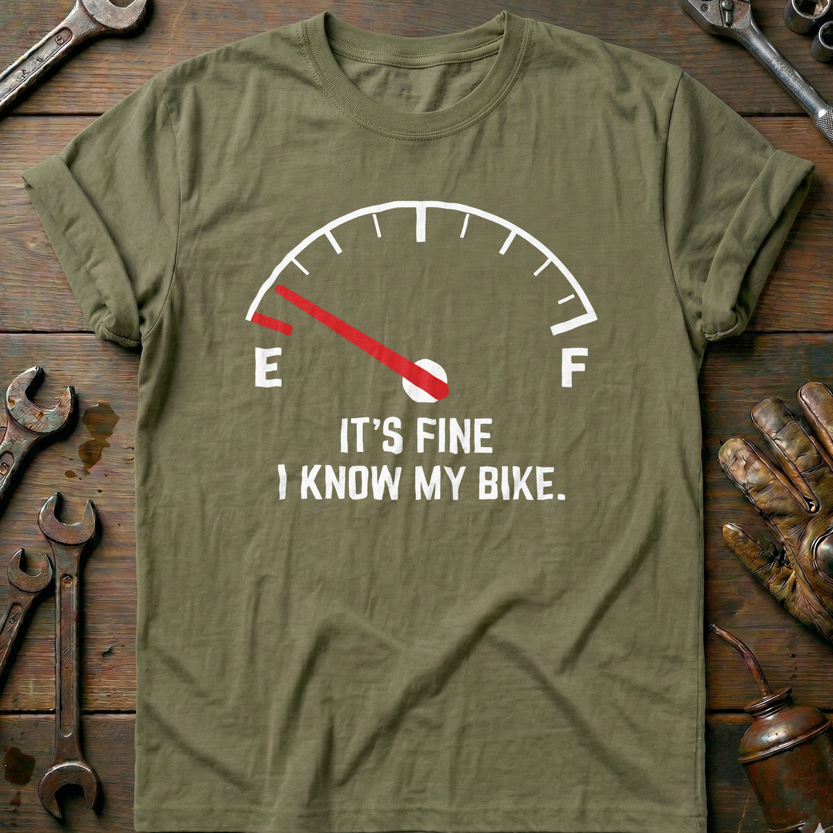 Olive - I KNOW MY BIKE 026 T Shirt
