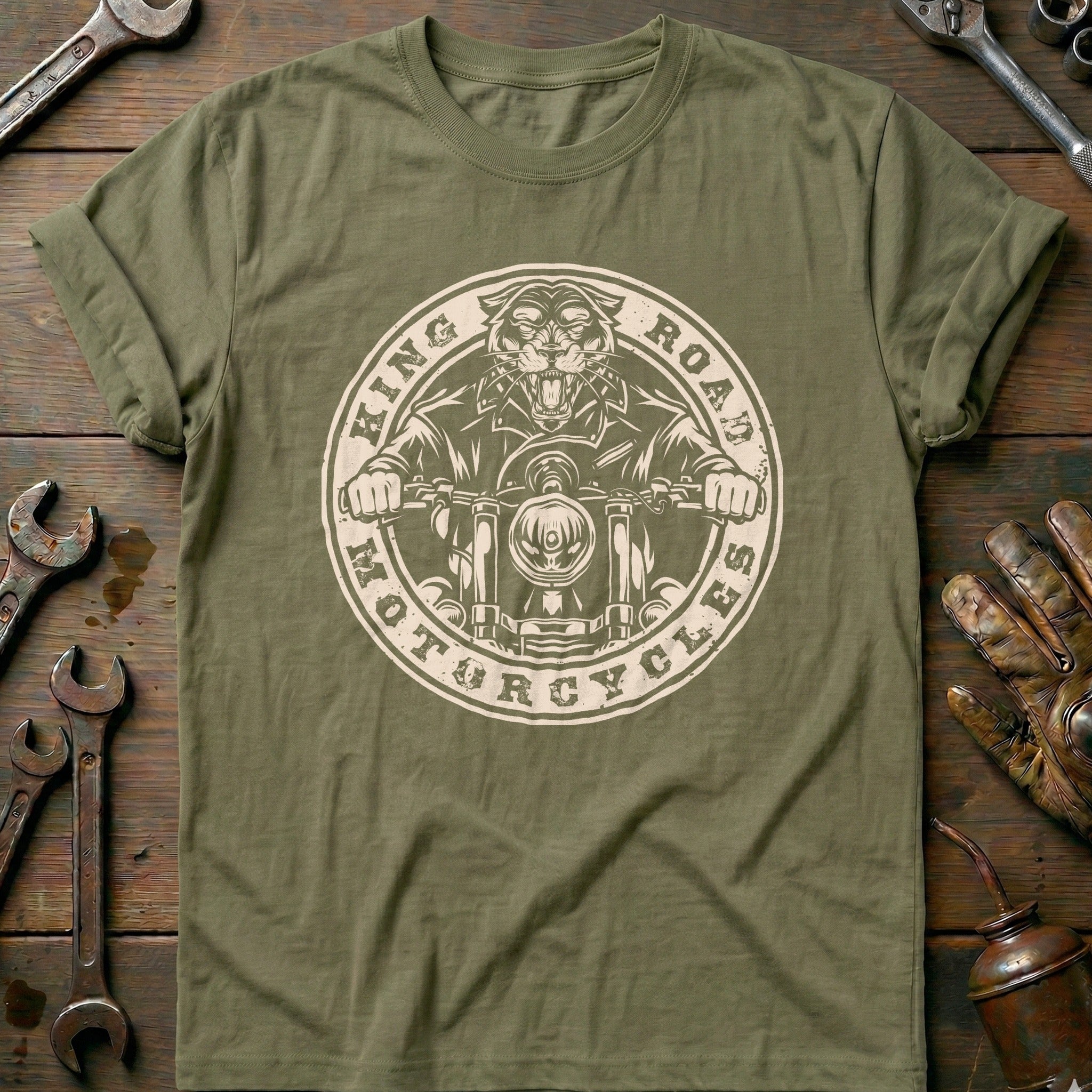 Olive - King Tiger T-Shirt