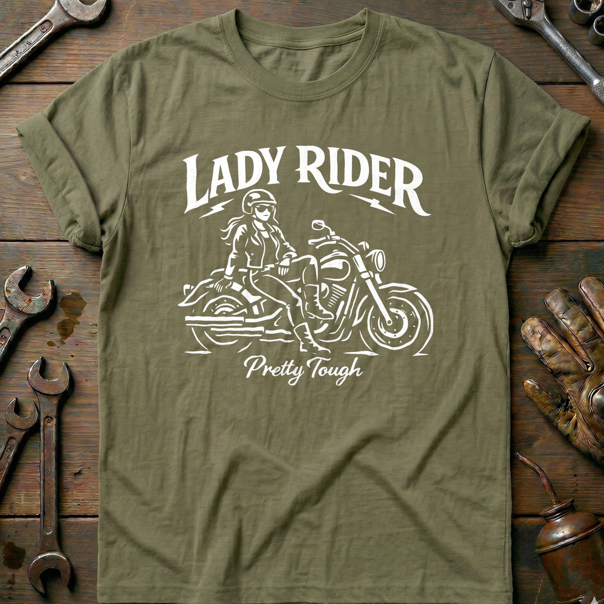 Olive - LADY RIDER 026 T Shirt