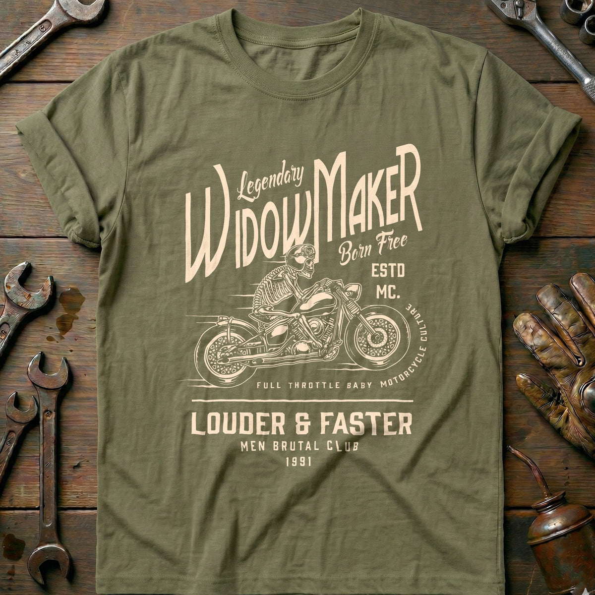 Olive - Legendary Widow T-Shirt