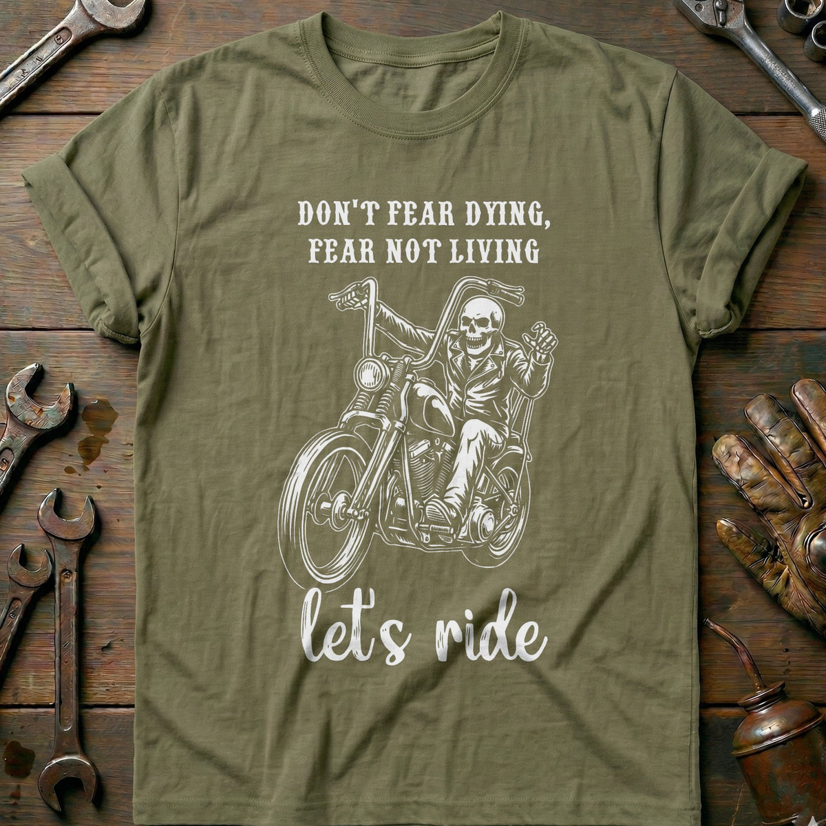 Olive - Lets Ride 33 T Shirt