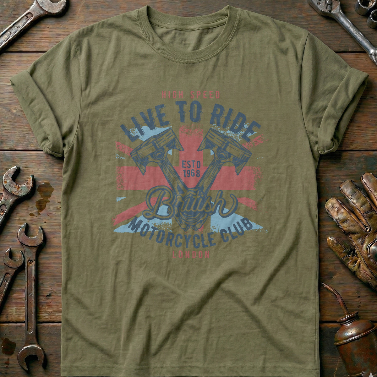 Olive - Live to Ride - T-Shirt