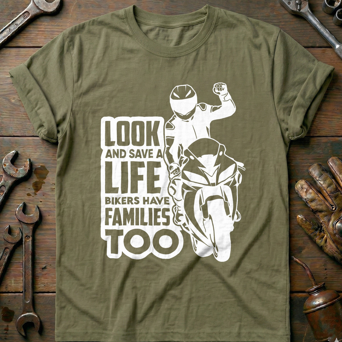 Olive - Look And Save A Life 54 T Shirt