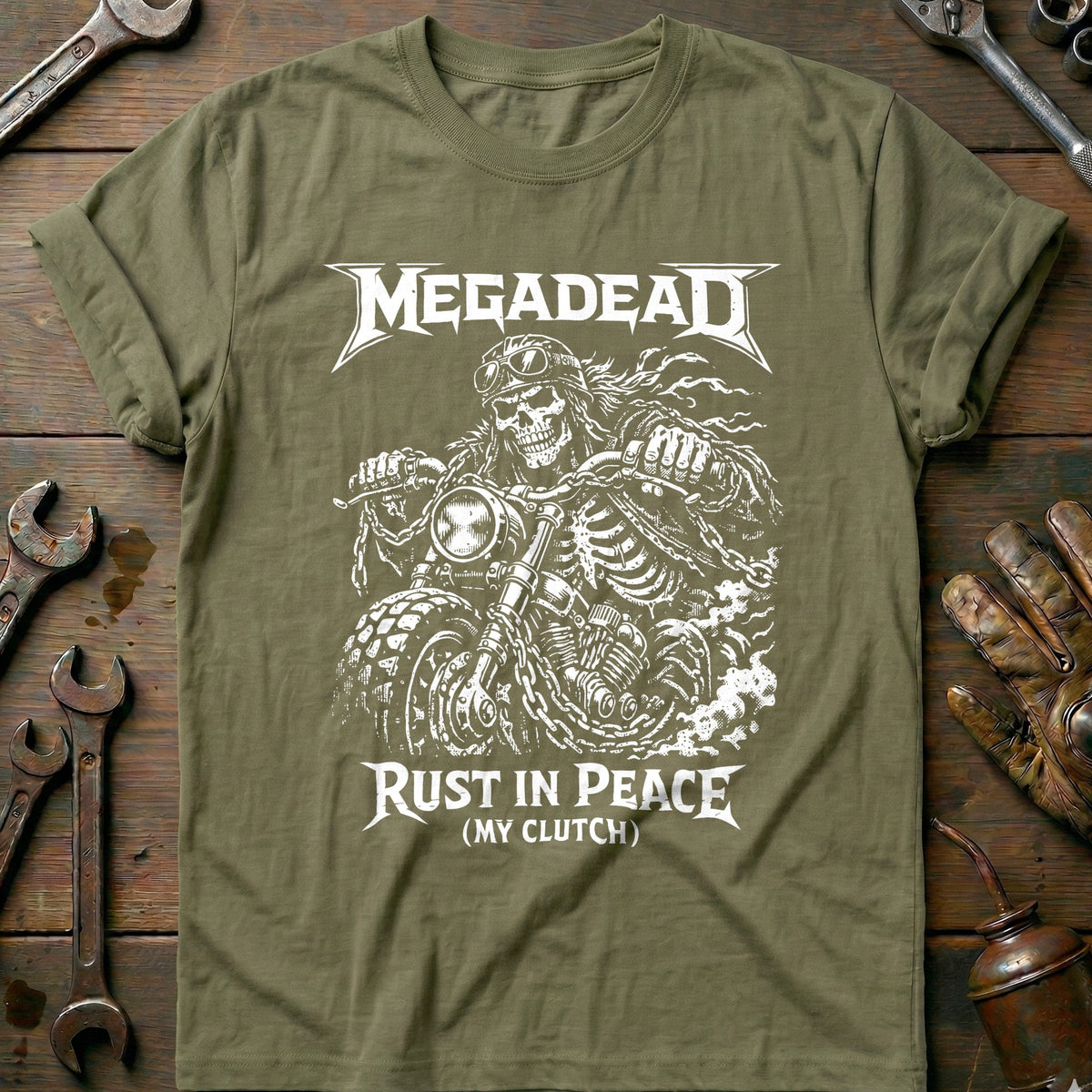 Olive - MEGADEAD 026 T Shirt