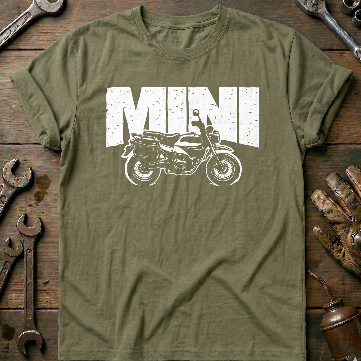 Olive - MINI MOTORCYCLE 026 T Shirt