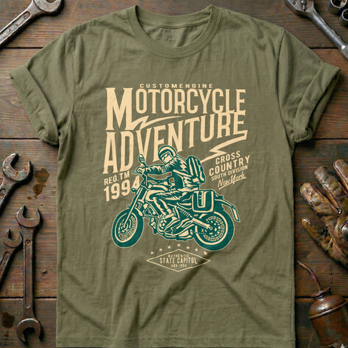 Olive - Motorcycle T-Shirt