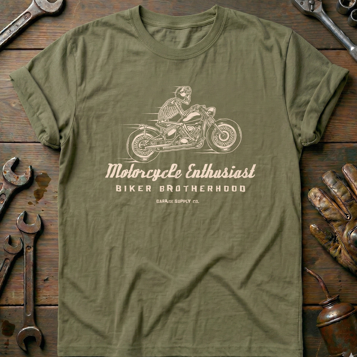Olive - Motor Enthusiast T-Shirt