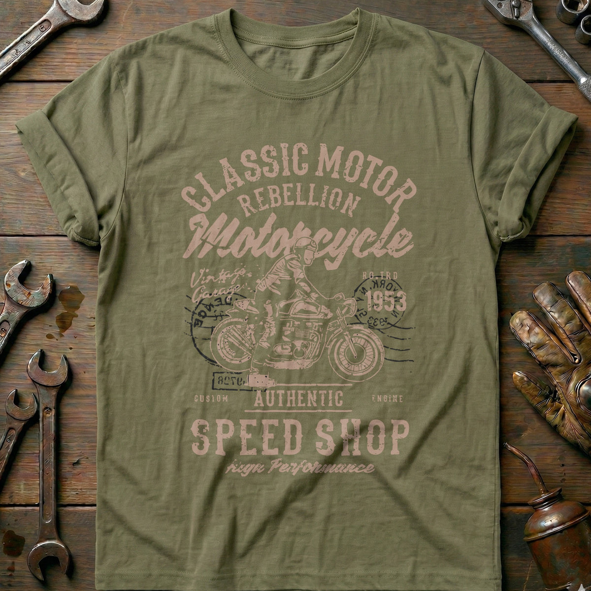 Olive - Motor Rebellion T-Shirt