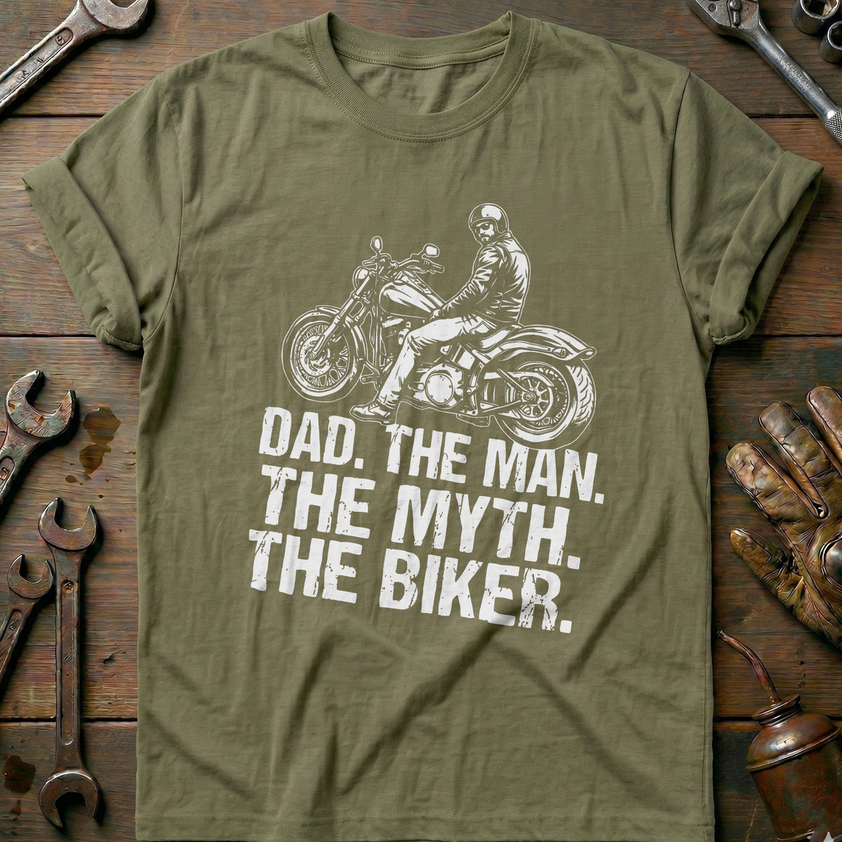 Olive - Man Myth Biker 33 T Shirt