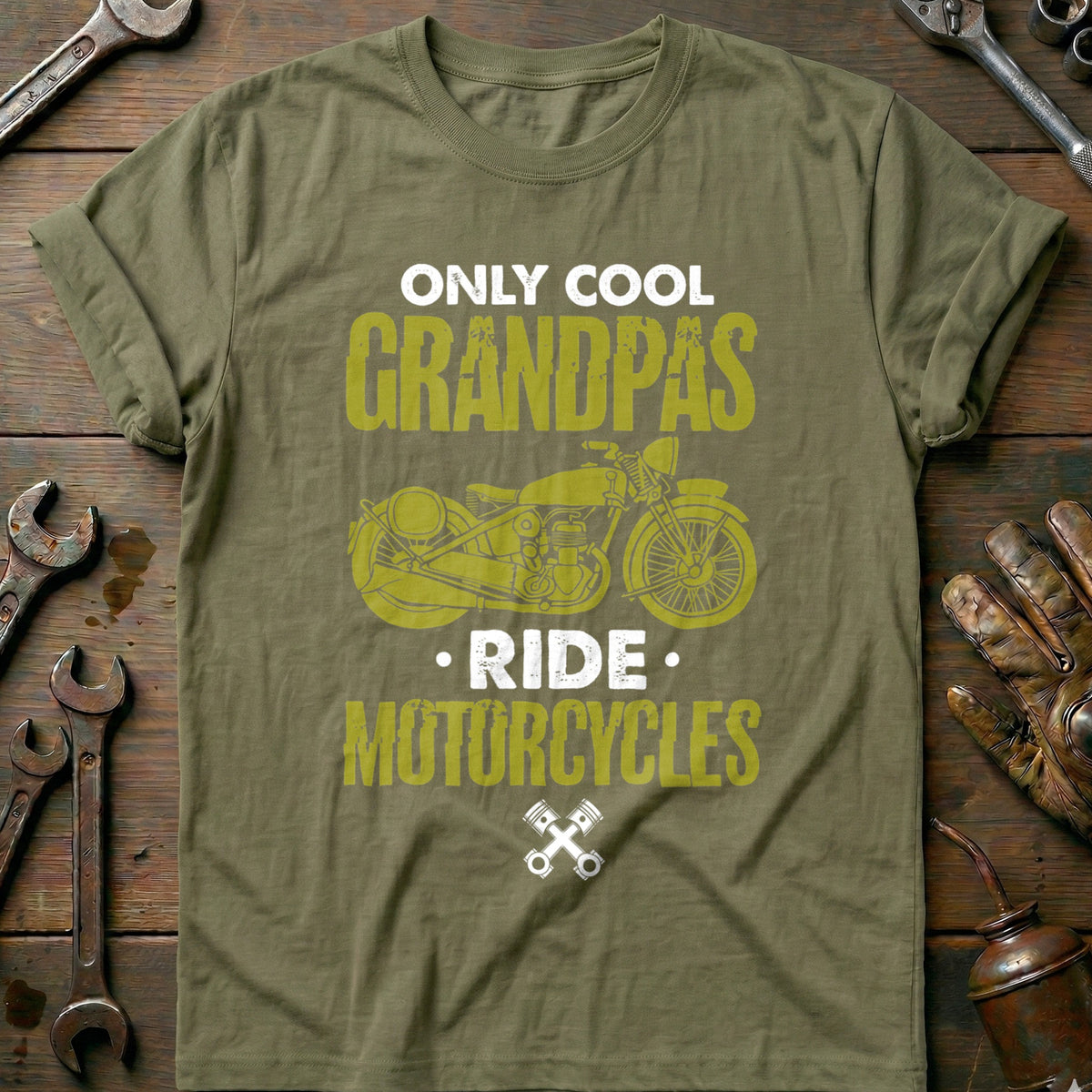 Olive - Cool Grandpas T-Shirt