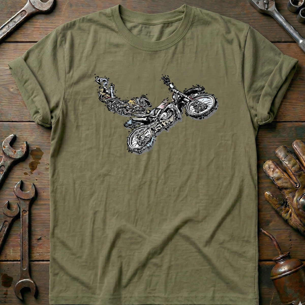 Olive - Motocross 143 T-Shirt