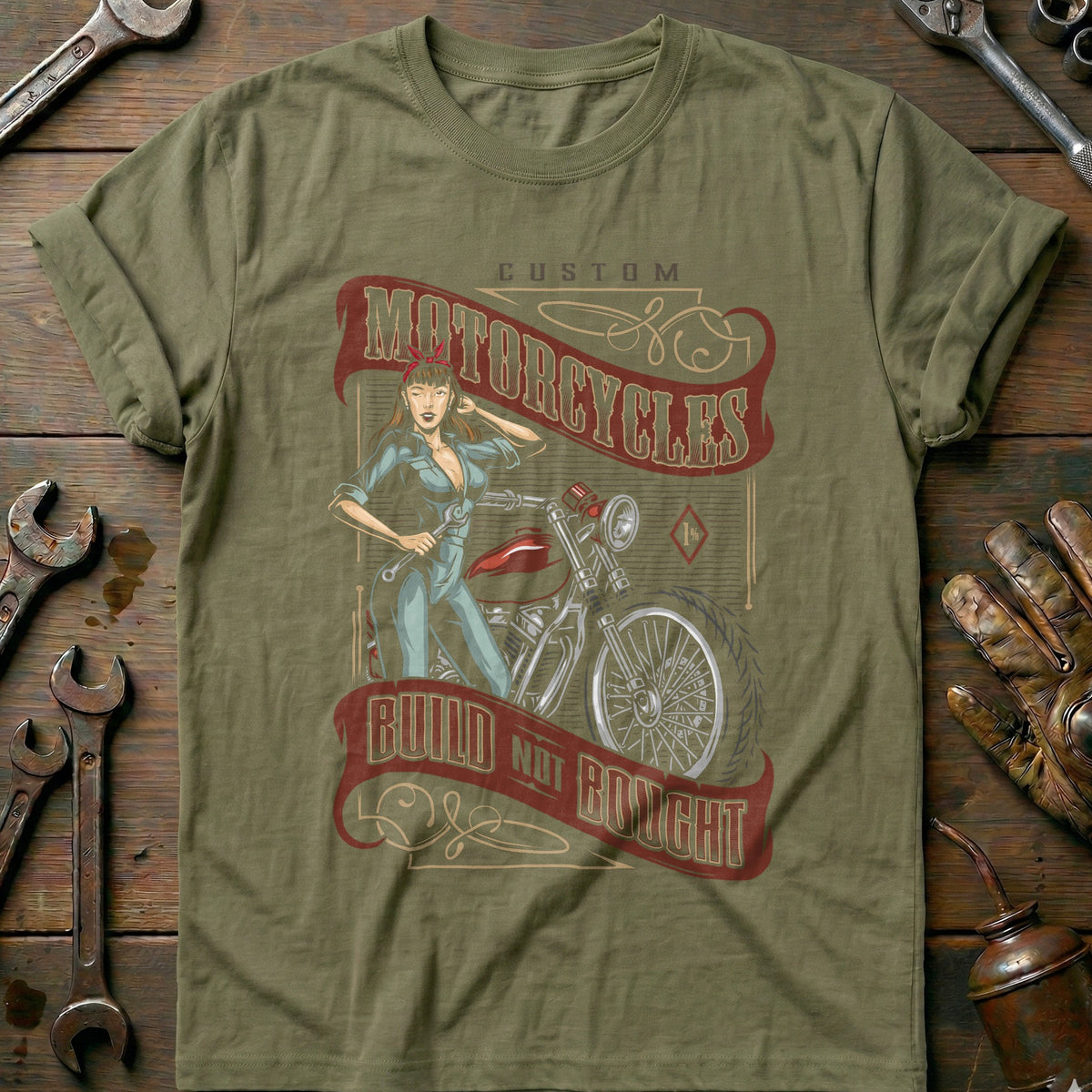 Olive - Motocycles Bought Vintage T Shirt