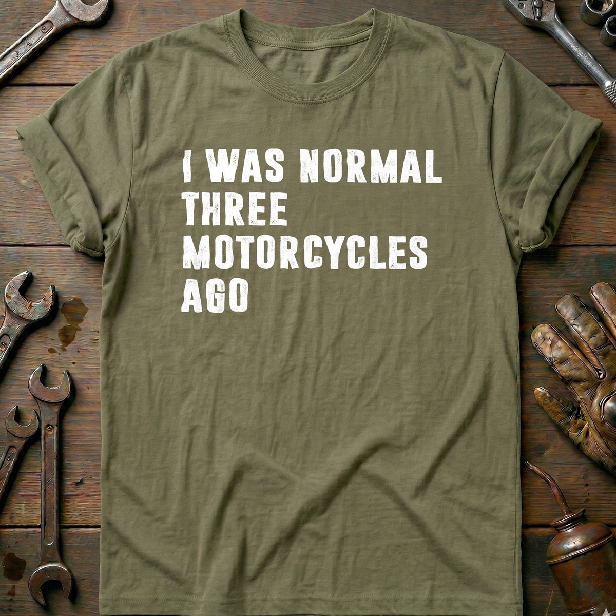 Olive - NORMAL 3 MOTORCYCLES AGO 028 T Shirt