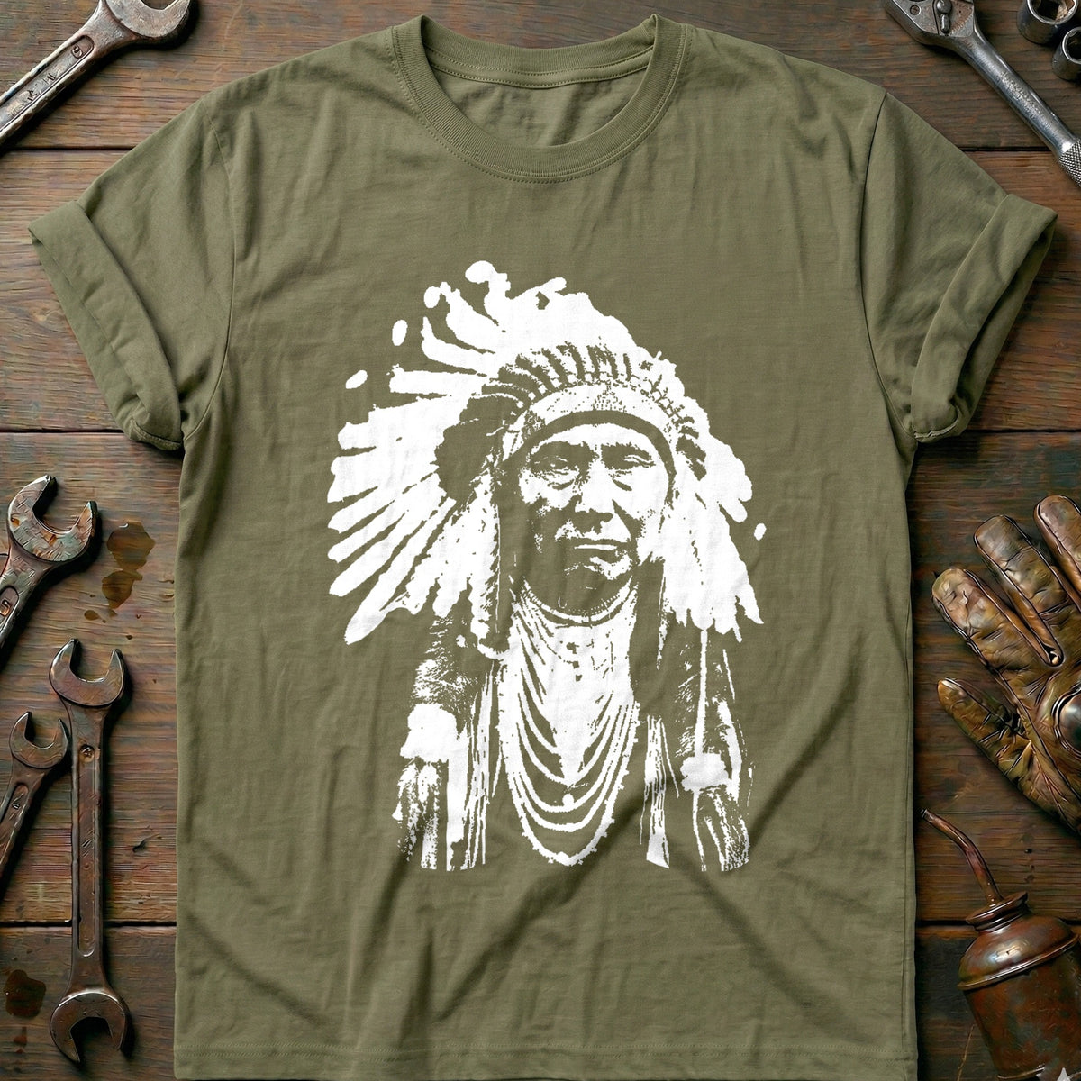Olive - Native American T-Shirt