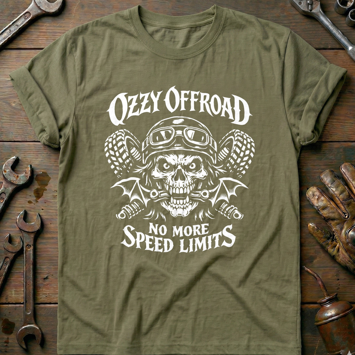 Olive - OZZY OFFROAD 026 T Shirt