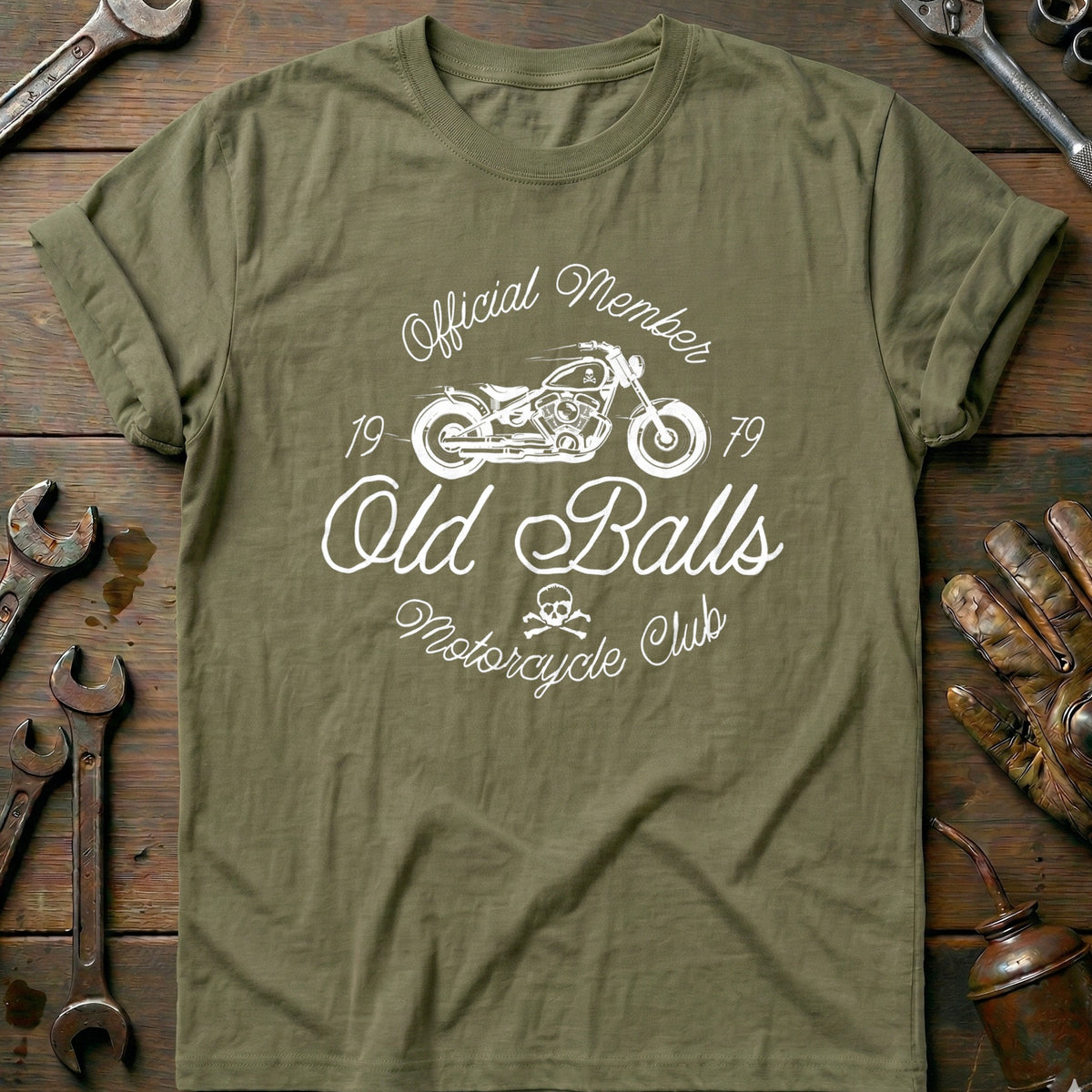 Olive - Old Balls 40th T-Shirt