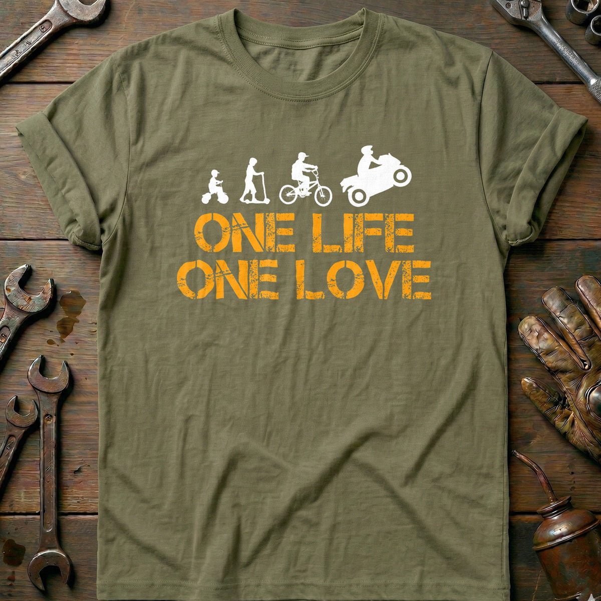 Olive - One Life One Love T-Shirt