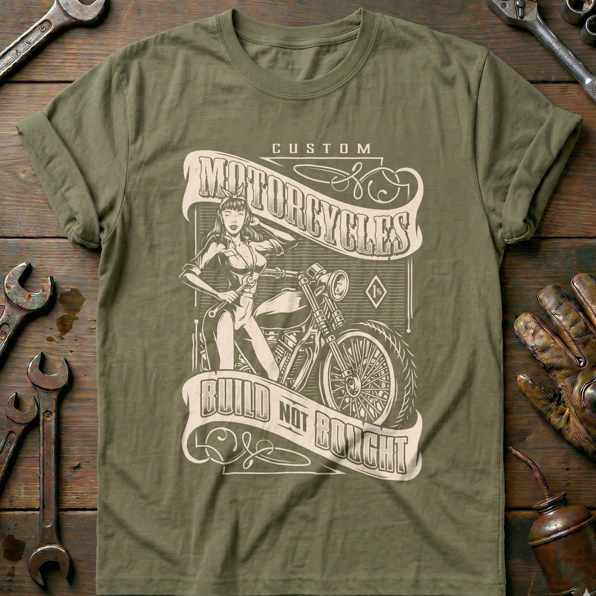 Olive - Pin Up Girl T-Shirt