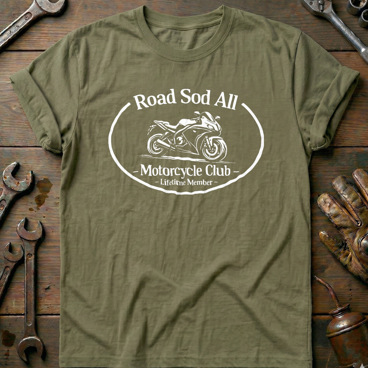 Olive - ROAD SOD ALL 026 T Shirt