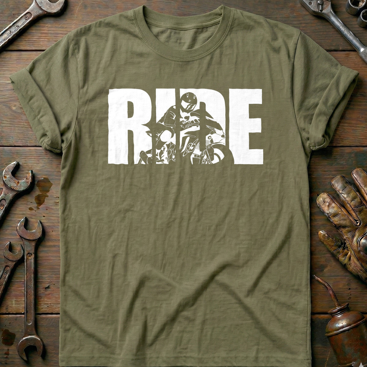 Olive - Racing My Bike is T-Shirt