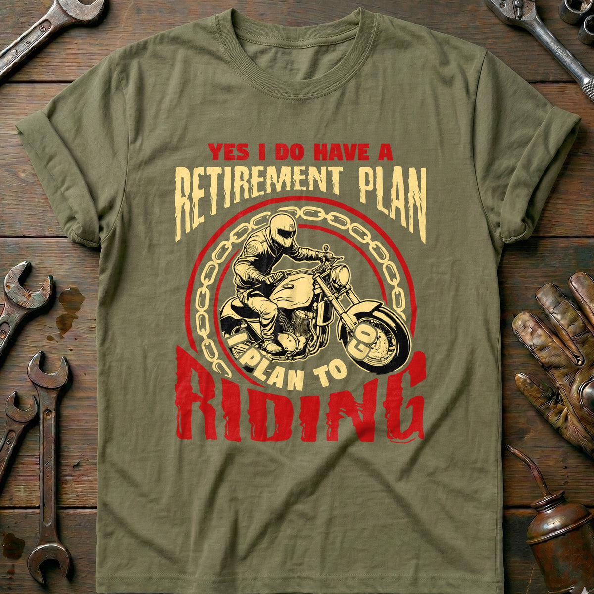 Olive - Retirement Plan 1 T-Shirt