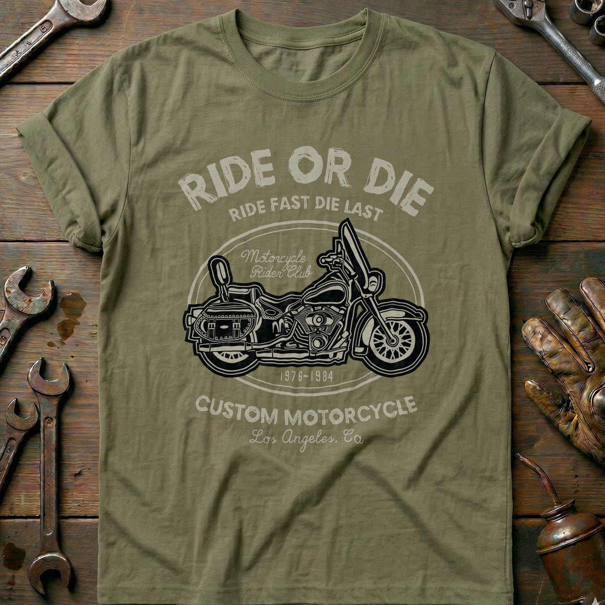 Olive - Ride Or Die T-Shirt
