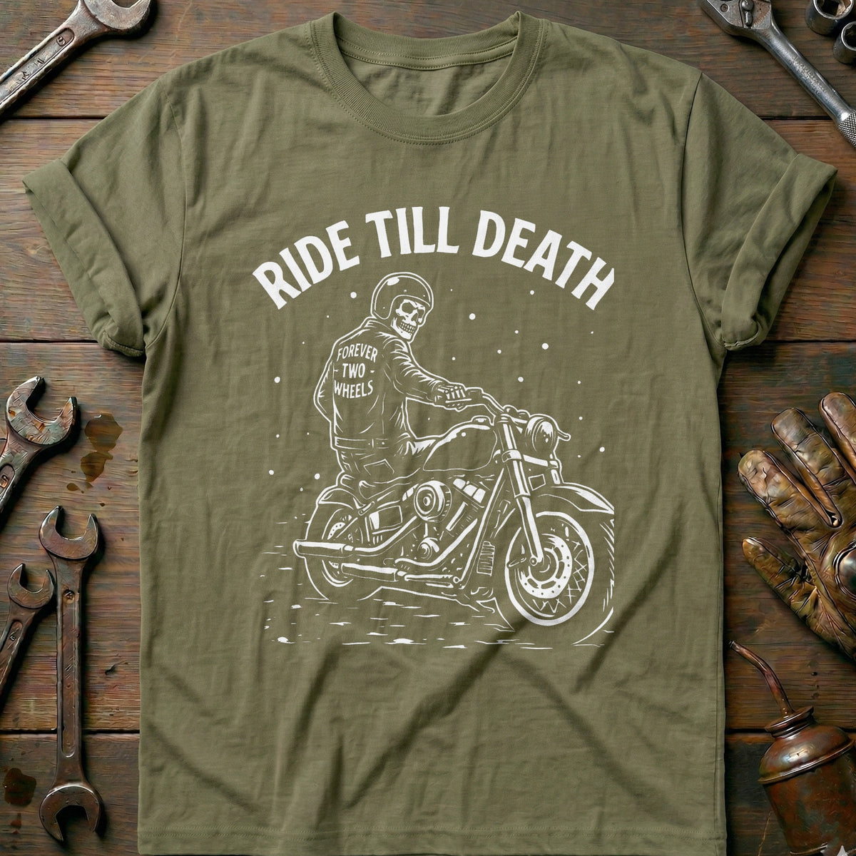 Olive - Ride Till Death 5 T Shirt