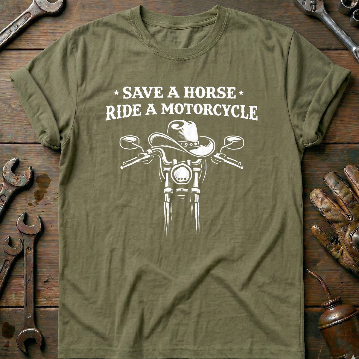 Olive - SAVE A HORSE 026 T Shirt