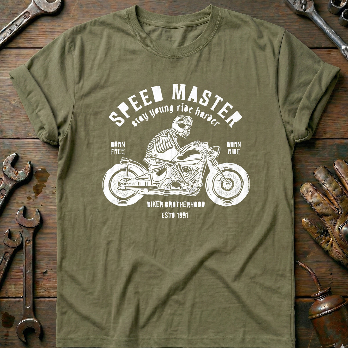 Olive - Speed Master Stay T-Shirt