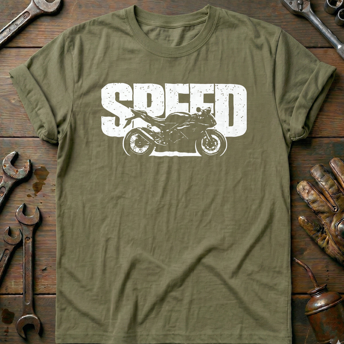 Olive - SPEED MOTORCYCLE 026 T Shirt