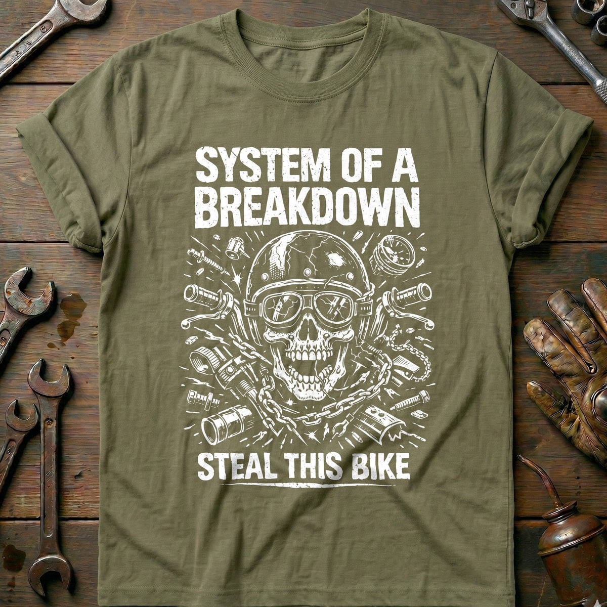 Olive - SYSTEM OF A BREAKDOWN 026 T Shirt