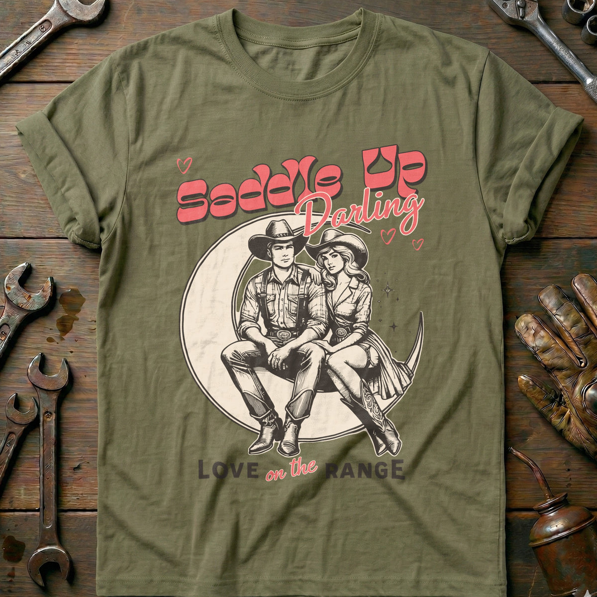 Olive - Saddle Up Darling T-Shirt