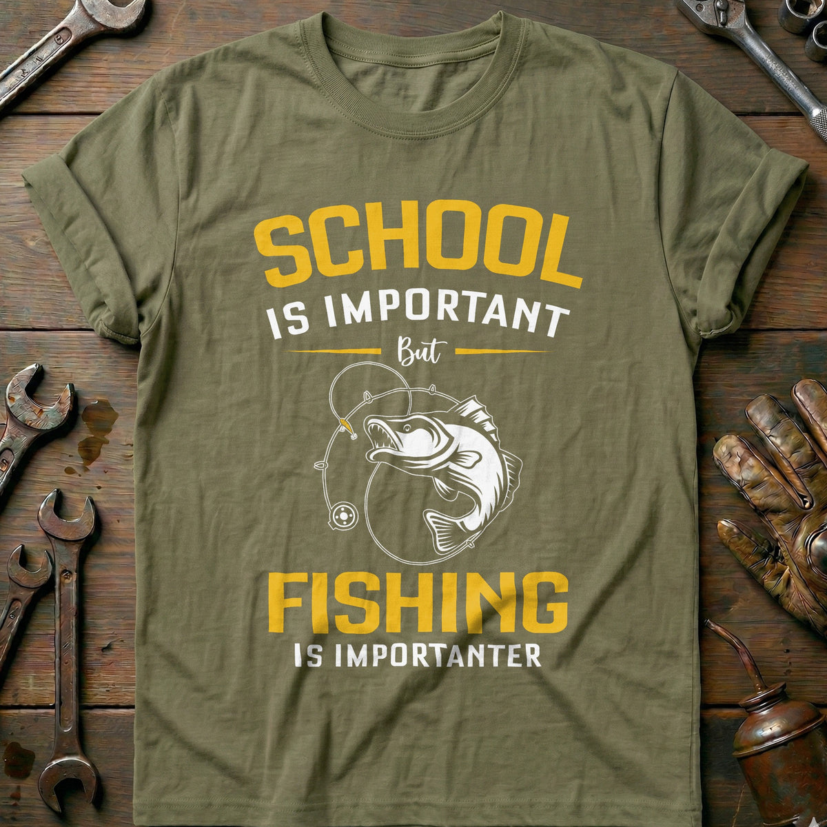 Olive - School Is Important 53 T Shirt