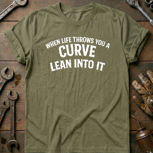 Olive - THROWS A CURVE 026 T Shirt
