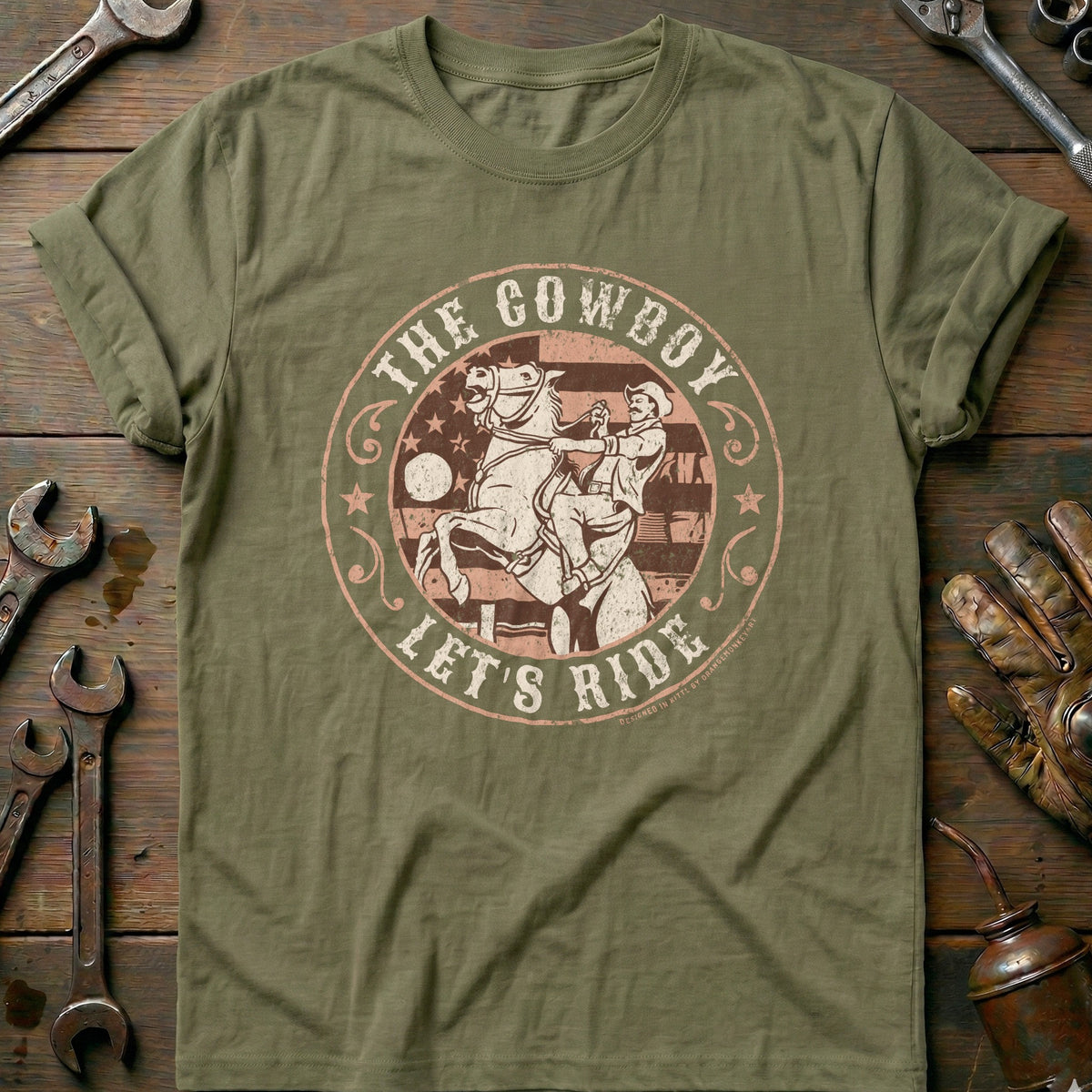 Olive - The Cowboy - Lets T-Shirt